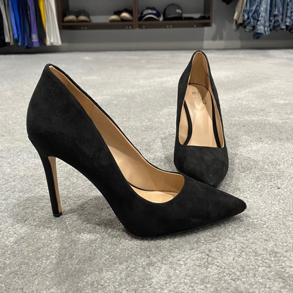 Suede Heels